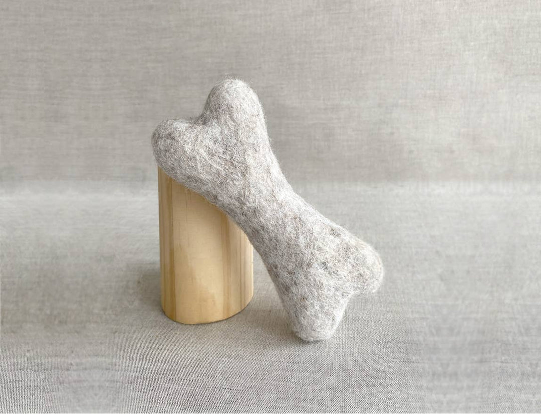 Felt Bone Dog Toy