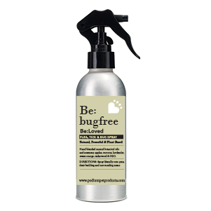 Be:Bug Gone Spray - Naturally repels bugs, fleas and ticks.