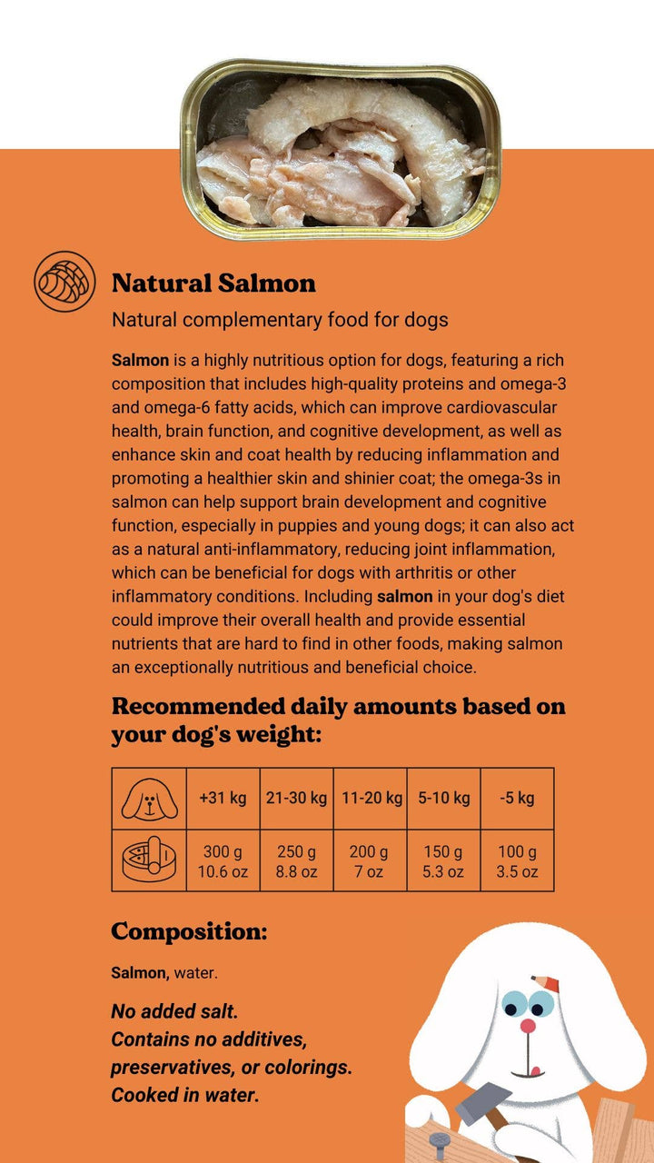 Salmão ao Natural (Cães)