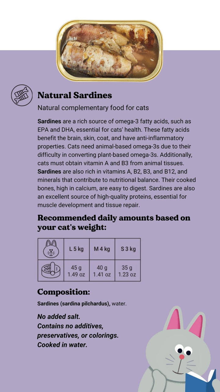 Sardinhas ao Natural (Gatos)