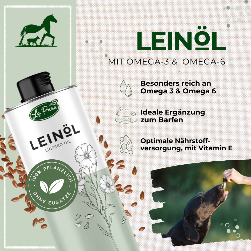 Óleo de linhaça LaPura 1000 ml