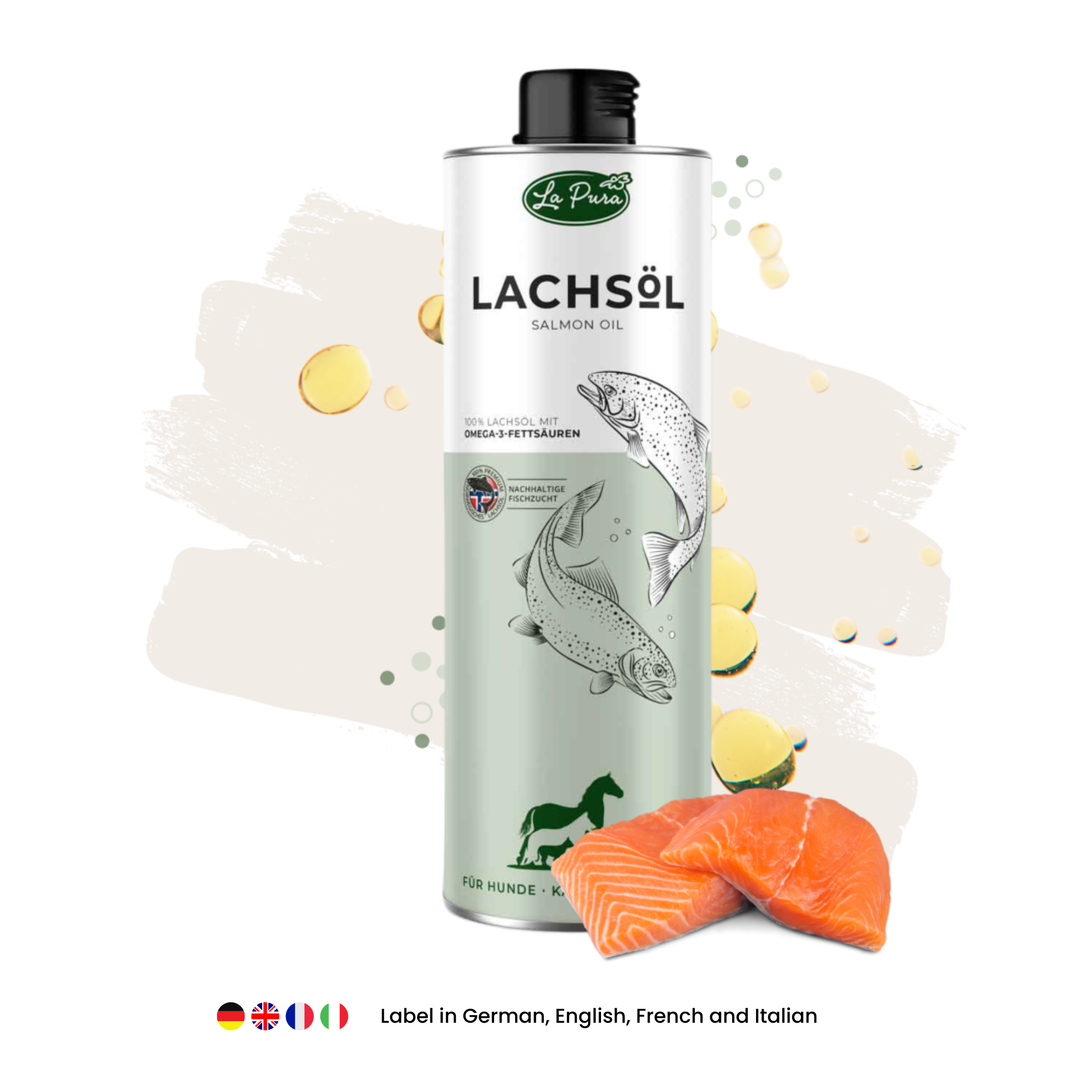 Óleo de salmão LaPura 1000 ml