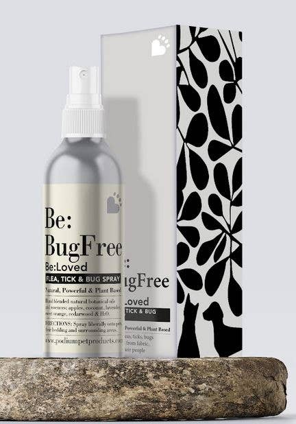 Be:Bug Gone Spray - Naturally repels bugs, fleas and ticks.