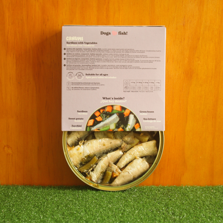 Sardinhas com Legumes (Cães)