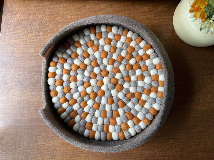 Wool Felt Bed Basket