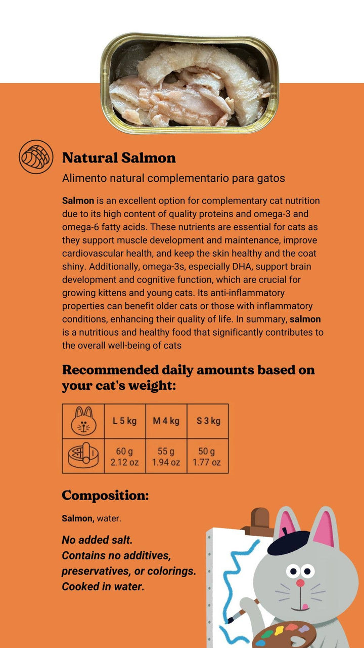 Salmão ao Natural (Gatos)