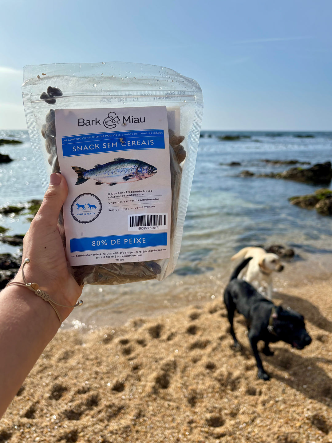 Bark&Miau Training Snacks - 80% Peixe Grain-Free