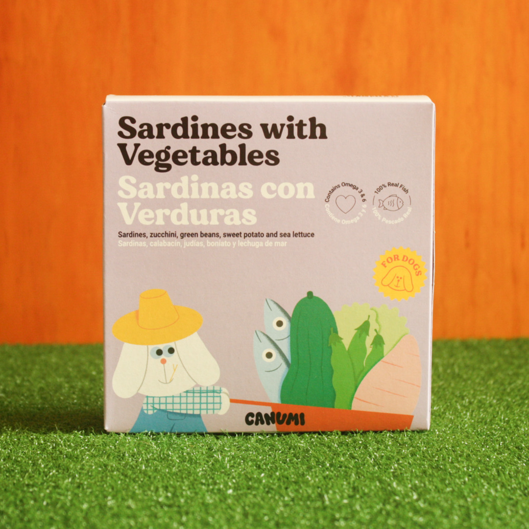 Sardinhas com Legumes (Cães)
