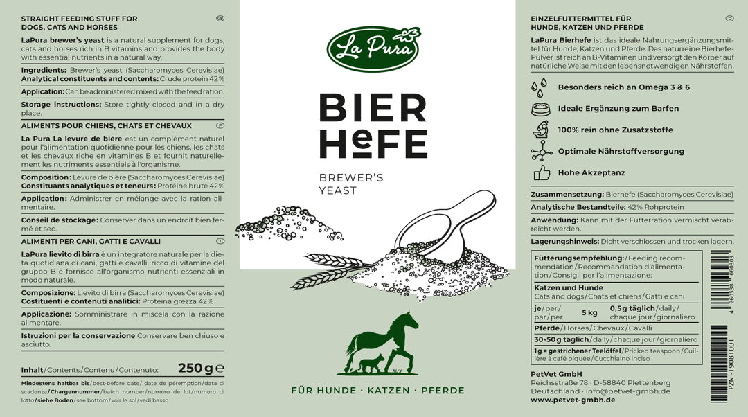 Levedura de Cervejeiro LaPura 250 g