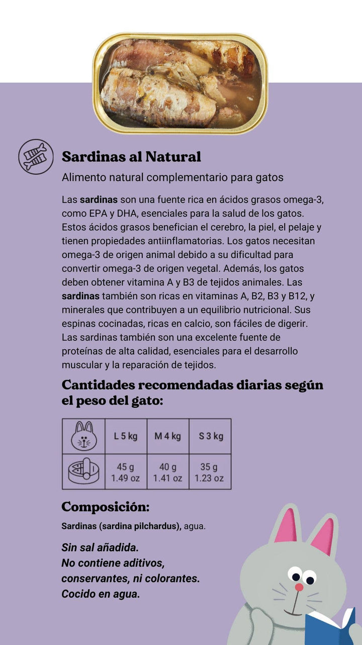 Sardinhas ao Natural (Gatos)