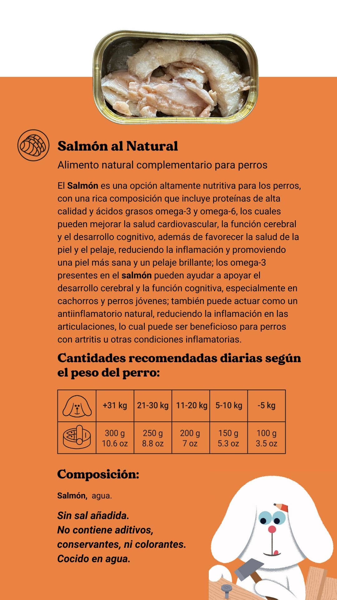 Salmão ao Natural (Cães)