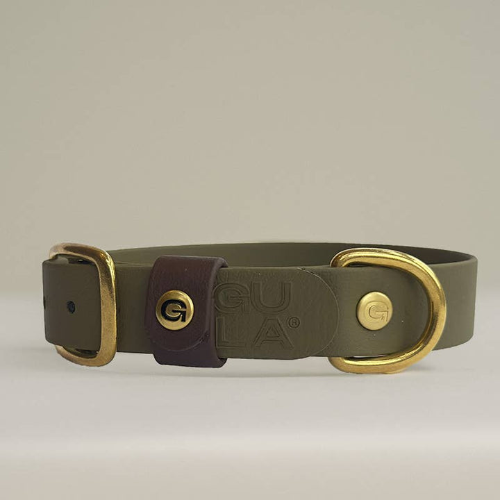 Biotano Dog Collar - Olive (25mm width)