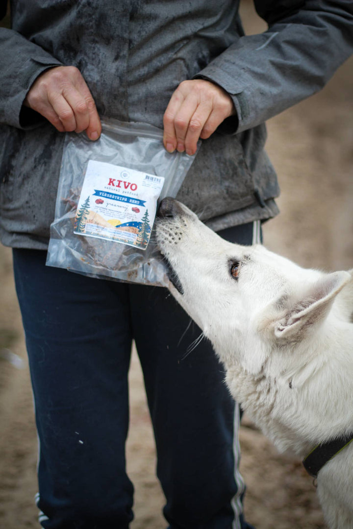 Petisco para cães - Tiras de carne de veado - 125 g