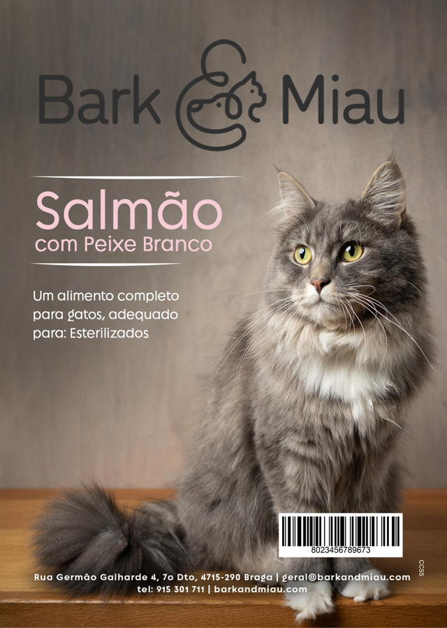 Ração Feline Select Salmão com Peixe Branco para Gato Adulto Esterilizado | BarkandMiau
