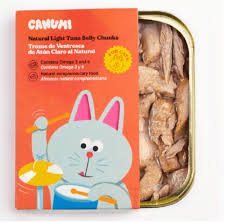 Pedaços de Ventresca de Atum ao Natural - Comida Húmida e Topper 100% Peixe para Gato | Canumi